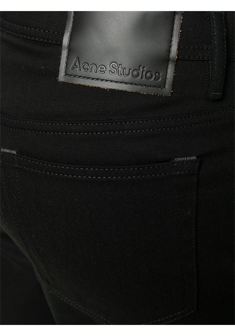 jeans slim river uomo nero in denim di cotone ACNE STUDIOS | B00175AJB